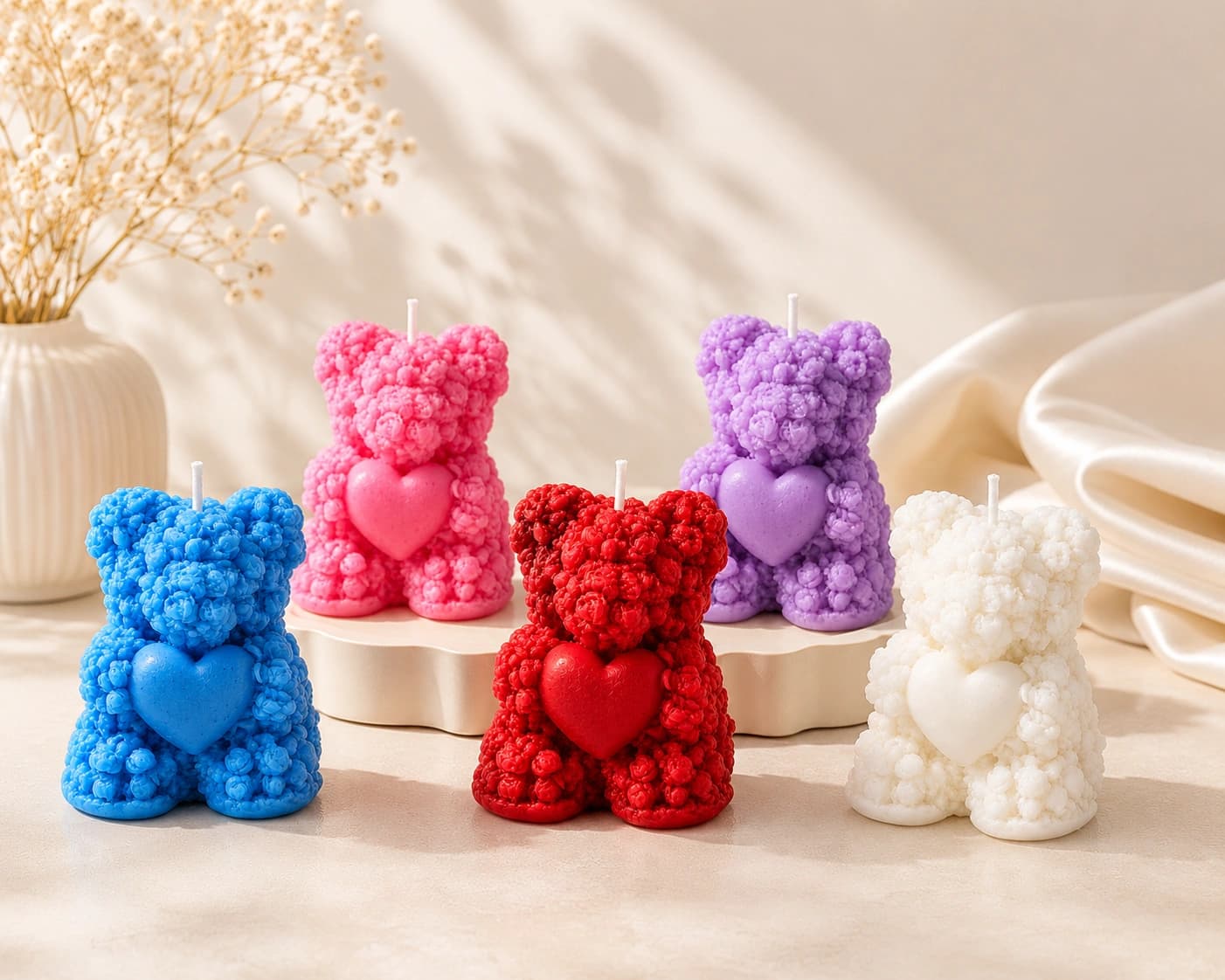 Teddy Candle